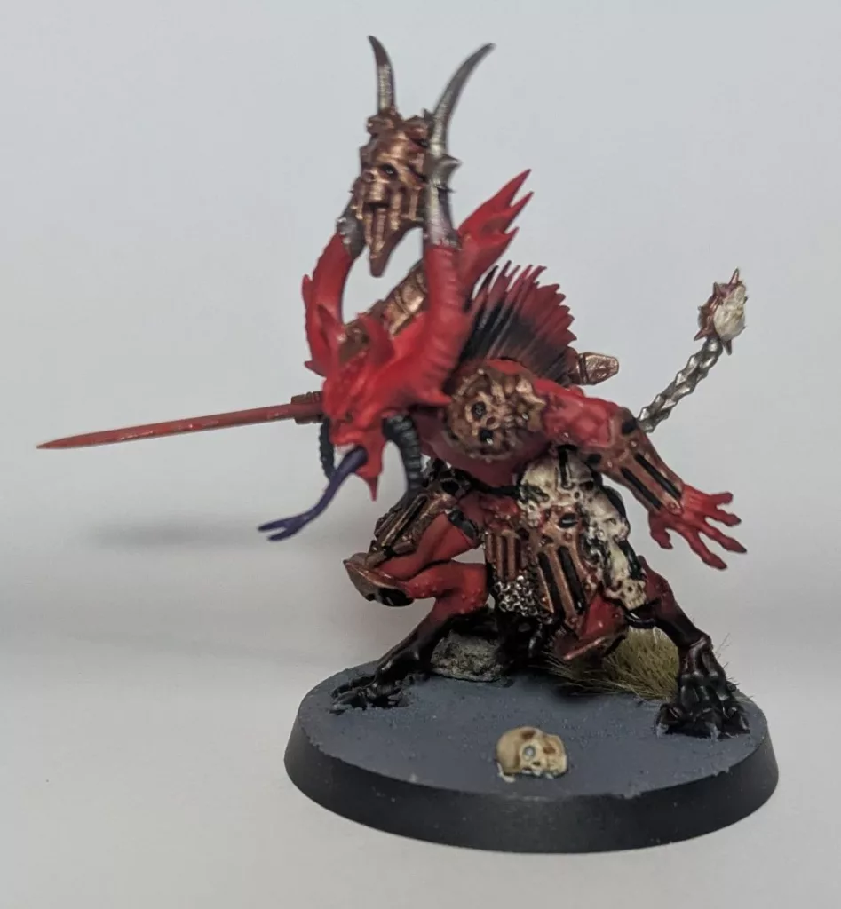 A Warhammer 40K Khorne Bloodmaster